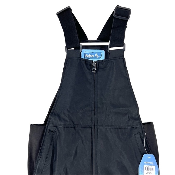 Pulse Premium Outerwear Girls' Zip Snow Bib - S (4-5) - Picture 2 of 6